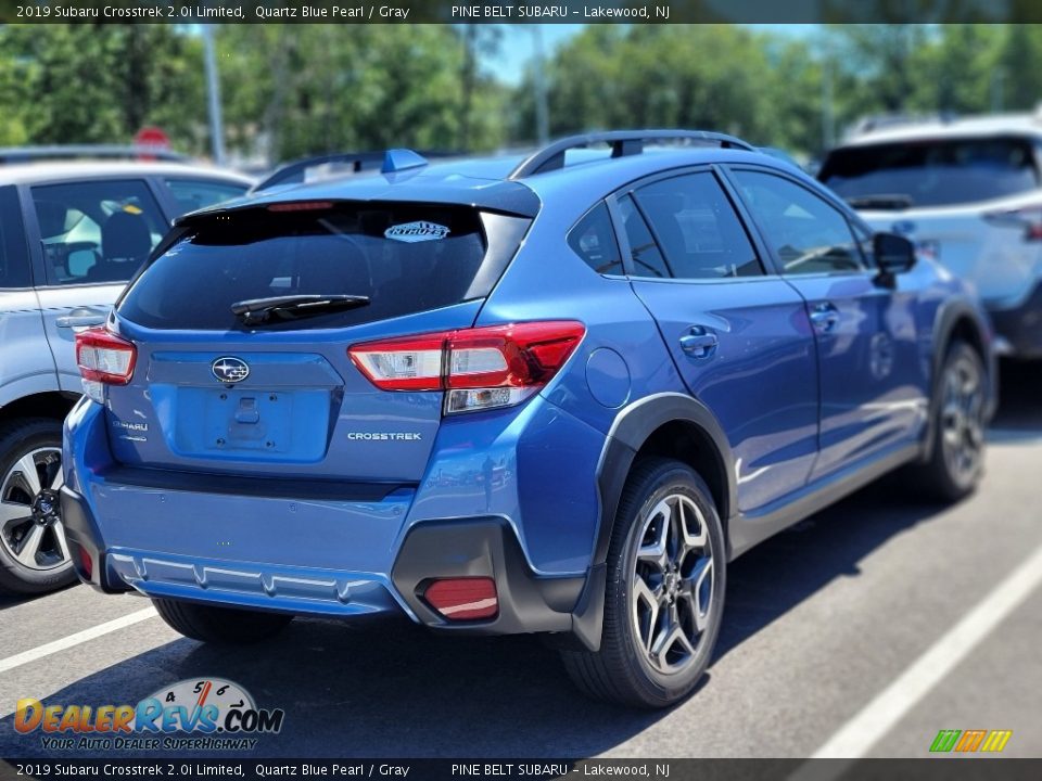 2019 Subaru Crosstrek 2.0i Limited Quartz Blue Pearl / Gray Photo #2