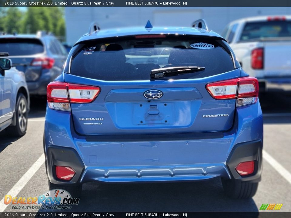 2019 Subaru Crosstrek 2.0i Limited Quartz Blue Pearl / Gray Photo #3