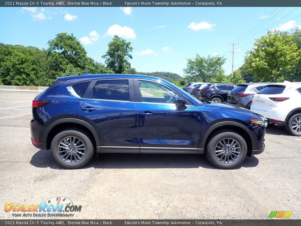 2021 Mazda CX-5 Touring AWD Eternal Blue Mica / Black Photo #1