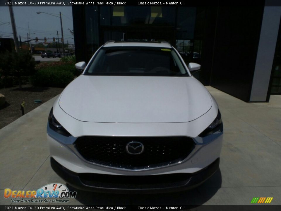 2021 Mazda CX-30 Premium AWD Snowflake White Pearl Mica / Black Photo #2