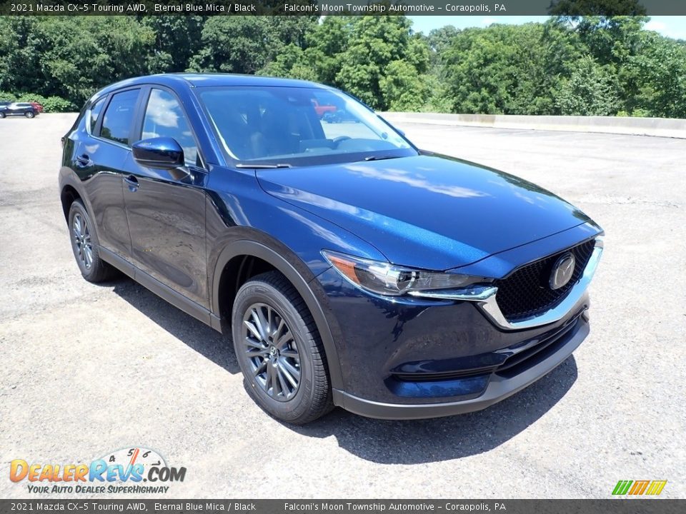 2021 Mazda CX-5 Touring AWD Eternal Blue Mica / Black Photo #3