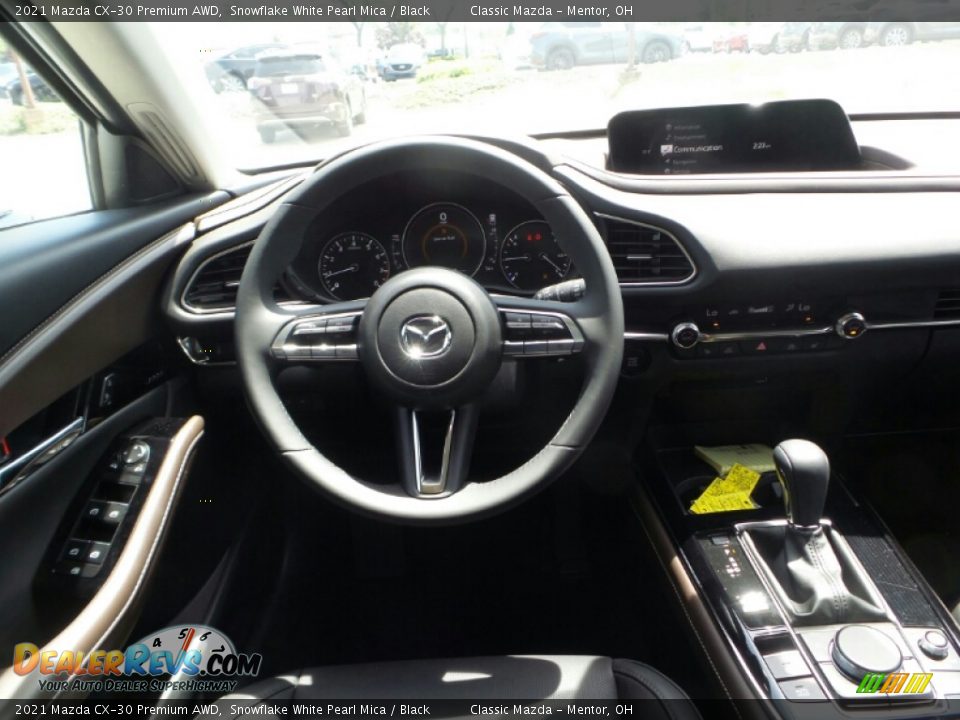 2021 Mazda CX-30 Premium AWD Snowflake White Pearl Mica / Black Photo #4