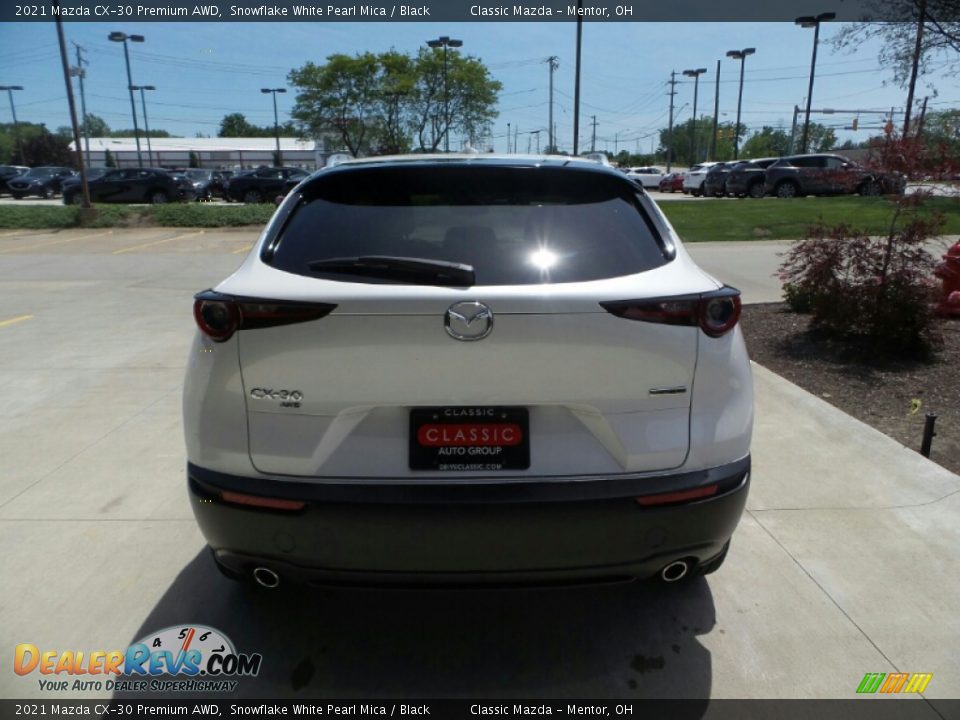 2021 Mazda CX-30 Premium AWD Snowflake White Pearl Mica / Black Photo #5