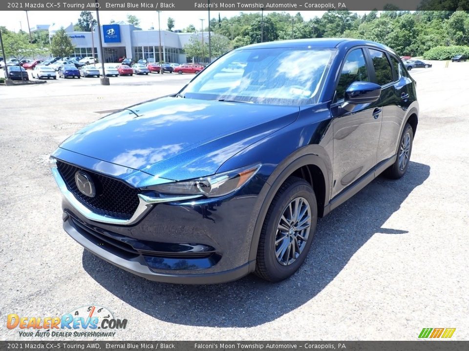 2021 Mazda CX-5 Touring AWD Eternal Blue Mica / Black Photo #5