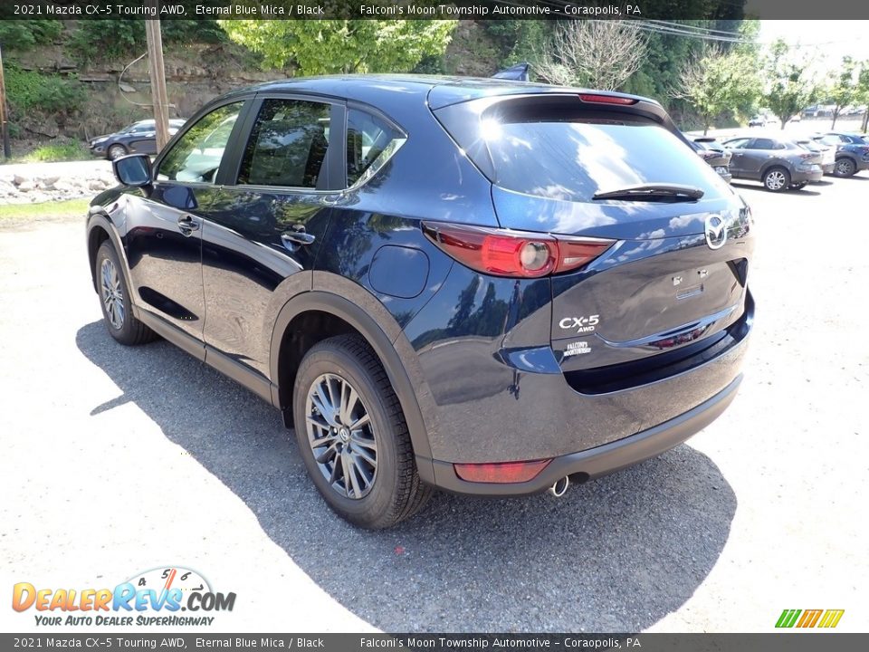 2021 Mazda CX-5 Touring AWD Eternal Blue Mica / Black Photo #7