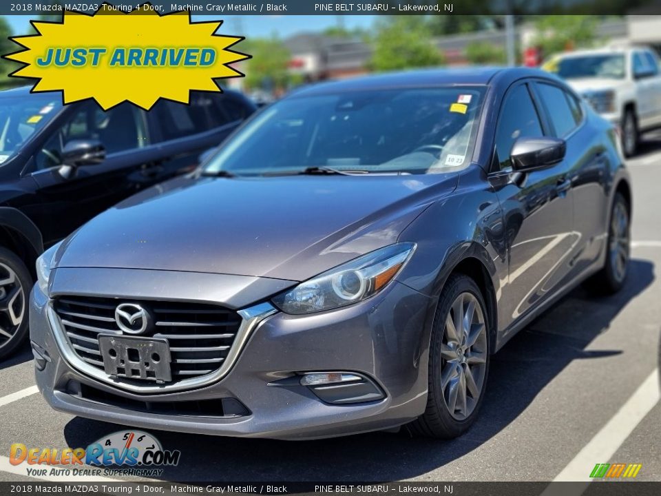 2018 Mazda MAZDA3 Touring 4 Door Machine Gray Metallic / Black Photo #1