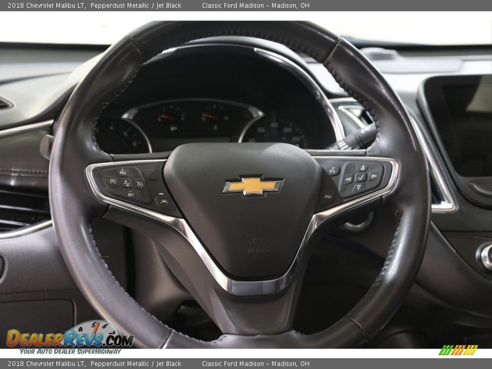 2018 Chevrolet Malibu LT Pepperdust Metallic / Jet Black Photo #7