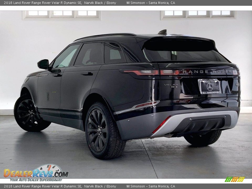 2018 Land Rover Range Rover Velar R Dynamic SE Narvik Black / Ebony Photo #10