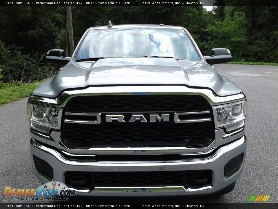 2021 Ram 3500 Tradesman Regular Cab 4x4 Billet Silver Metallic / Black Photo #3