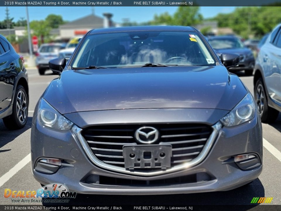 2018 Mazda MAZDA3 Touring 4 Door Machine Gray Metallic / Black Photo #2