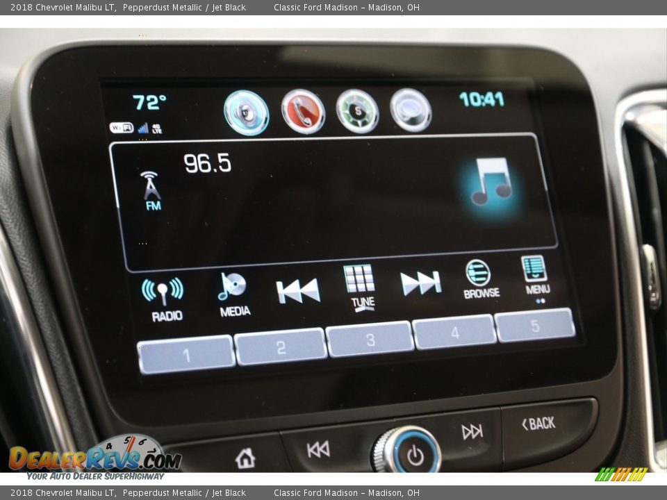 2018 Chevrolet Malibu LT Pepperdust Metallic / Jet Black Photo #10