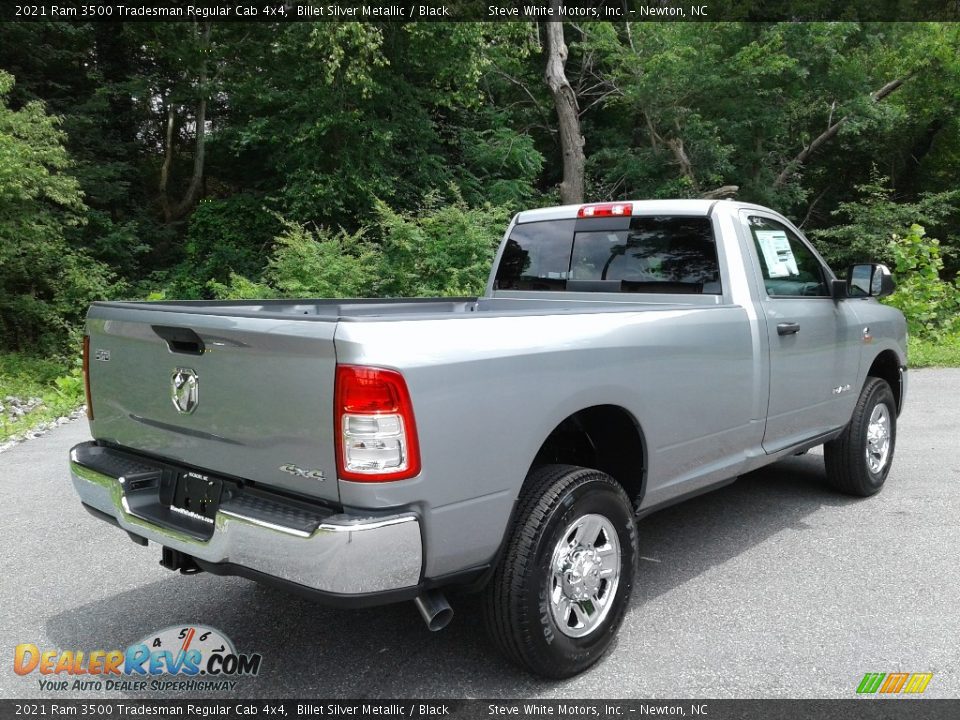 2021 Ram 3500 Tradesman Regular Cab 4x4 Billet Silver Metallic / Black Photo #6