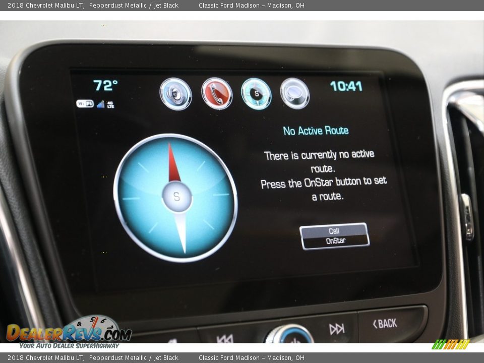 2018 Chevrolet Malibu LT Pepperdust Metallic / Jet Black Photo #12