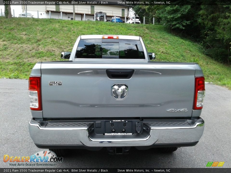 2021 Ram 3500 Tradesman Regular Cab 4x4 Billet Silver Metallic / Black Photo #7