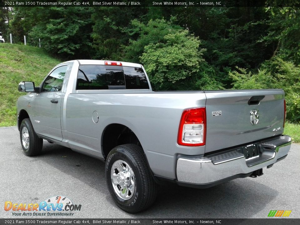 2021 Ram 3500 Tradesman Regular Cab 4x4 Billet Silver Metallic / Black Photo #9