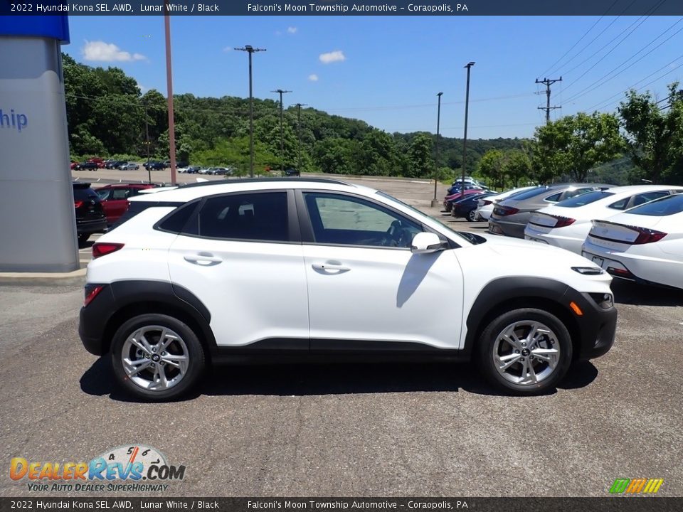 2022 Hyundai Kona SEL AWD Lunar White / Black Photo #1