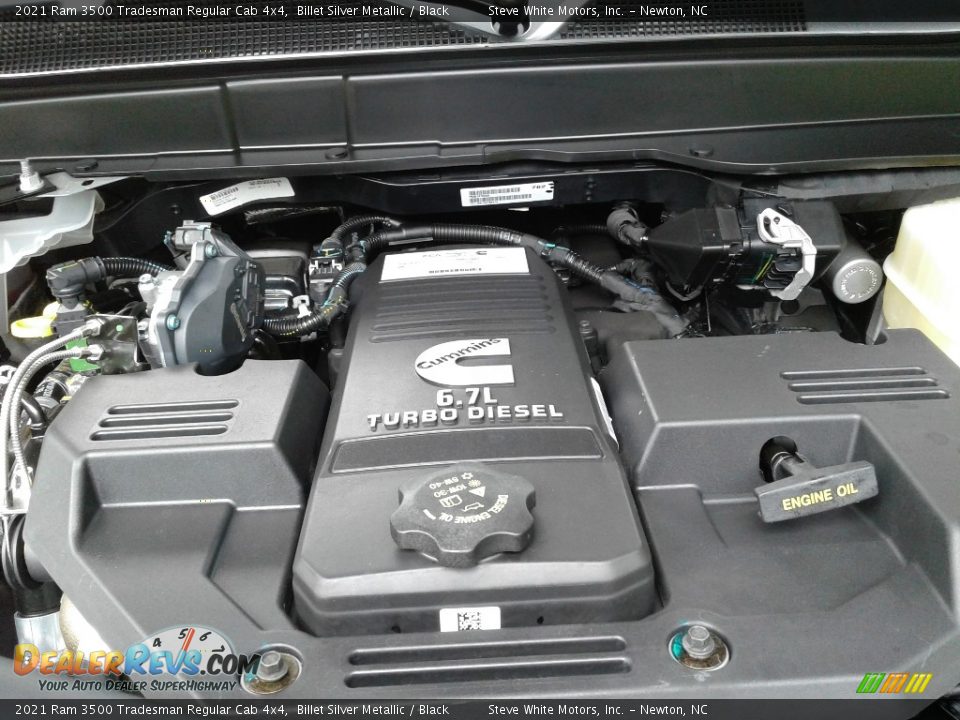 2021 Ram 3500 Tradesman Regular Cab 4x4 6.7 Liter OHV 24-Valve Cummins Turbo-Diesel Inline 6 Cylinder Engine Photo #10