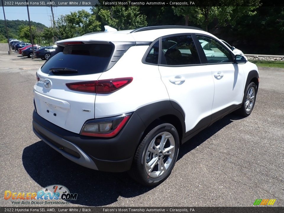 2022 Hyundai Kona SEL AWD Lunar White / Black Photo #2