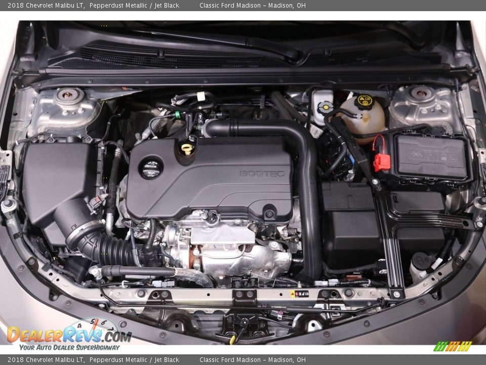 2018 Chevrolet Malibu LT Pepperdust Metallic / Jet Black Photo #18