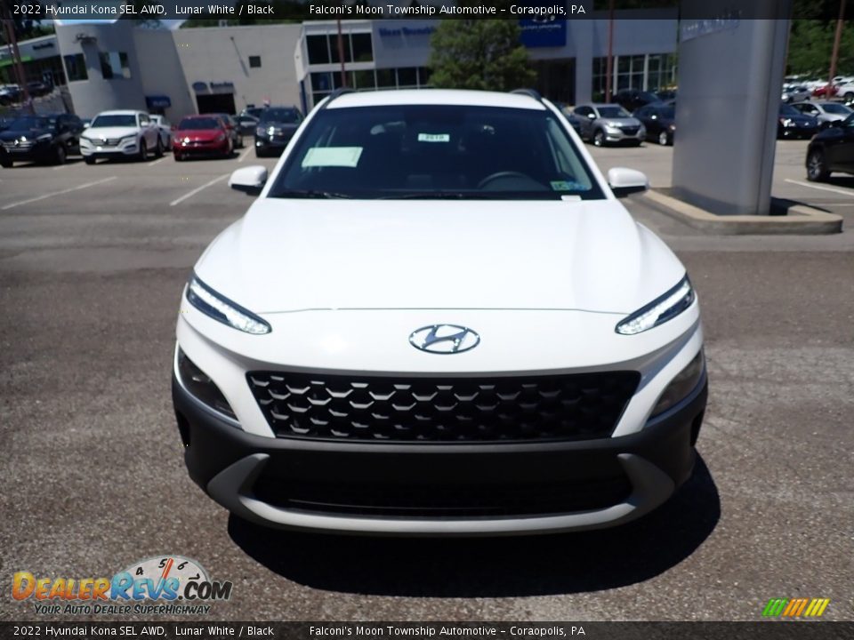 2022 Hyundai Kona SEL AWD Lunar White / Black Photo #4