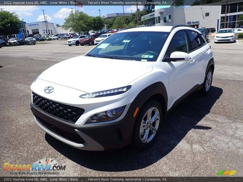 2022 Hyundai Kona SEL AWD Lunar White / Black Photo #5