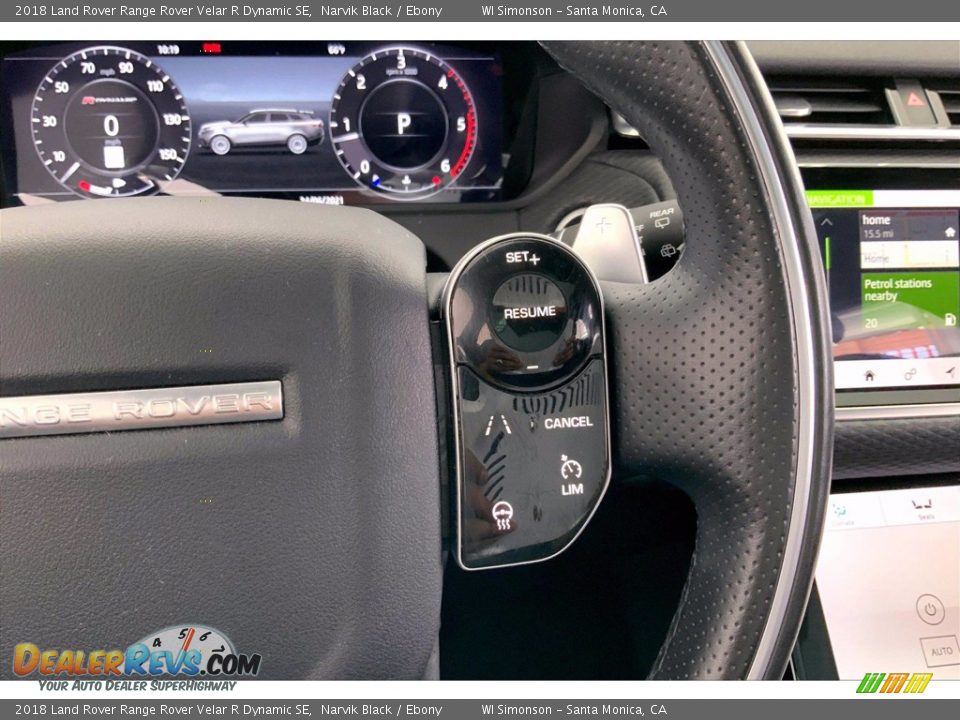 2018 Land Rover Range Rover Velar R Dynamic SE Steering Wheel Photo #22