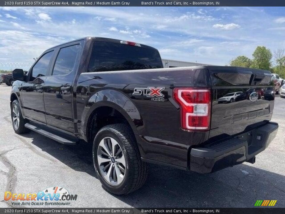 2020 Ford F150 STX SuperCrew 4x4 Magma Red / Medium Earth Gray Photo #3