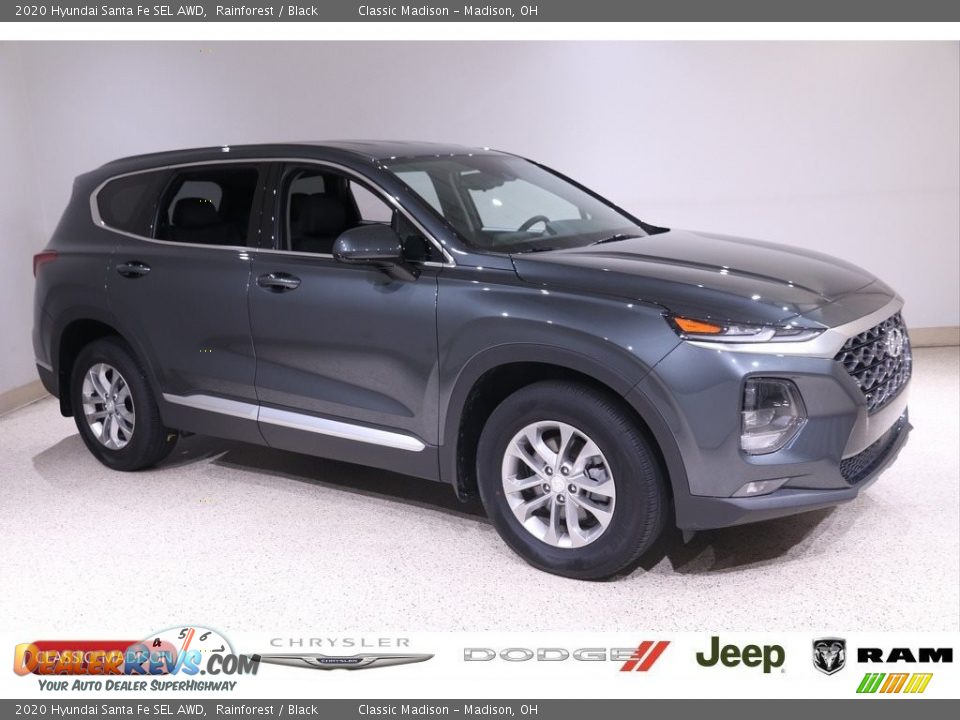 2020 Hyundai Santa Fe SEL AWD Rainforest / Black Photo #1