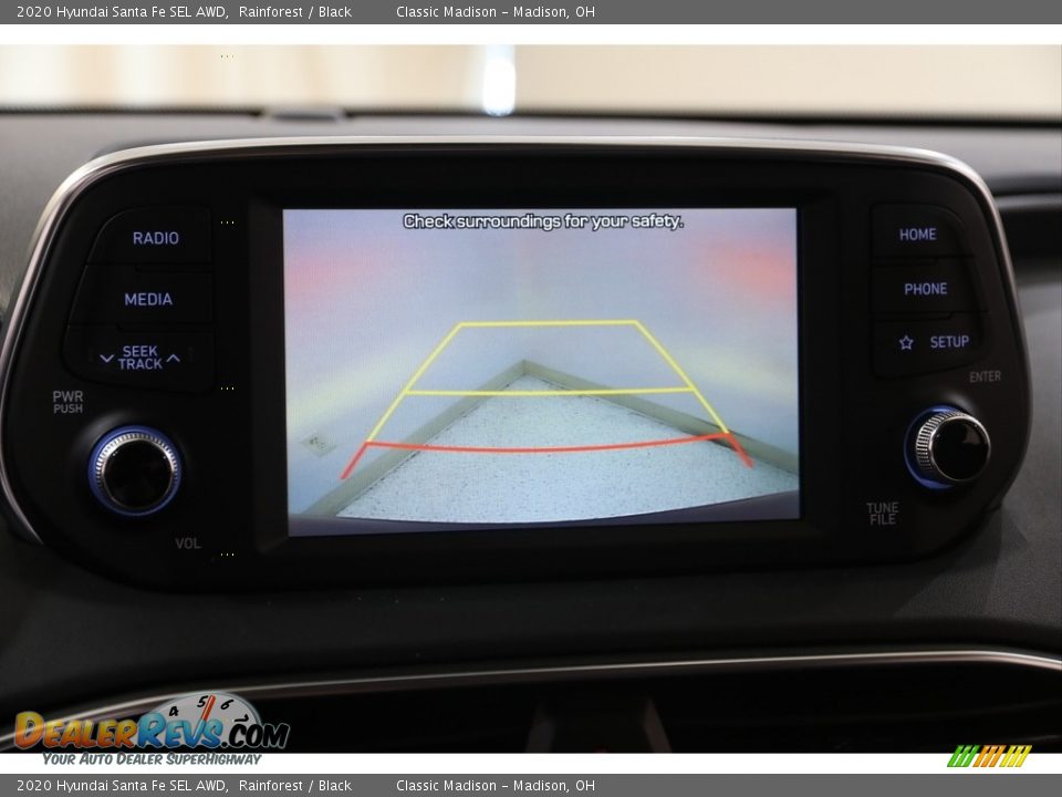 2020 Hyundai Santa Fe SEL AWD Rainforest / Black Photo #11