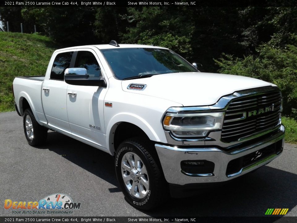 2021 Ram 2500 Laramie Crew Cab 4x4 Bright White / Black Photo #4