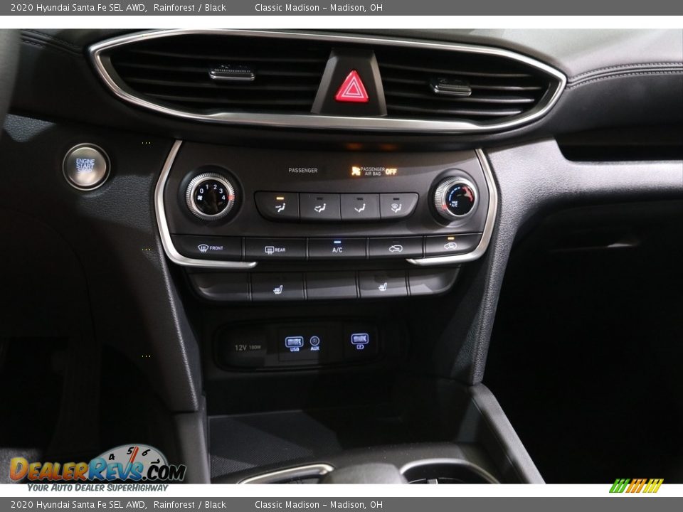 2020 Hyundai Santa Fe SEL AWD Rainforest / Black Photo #12