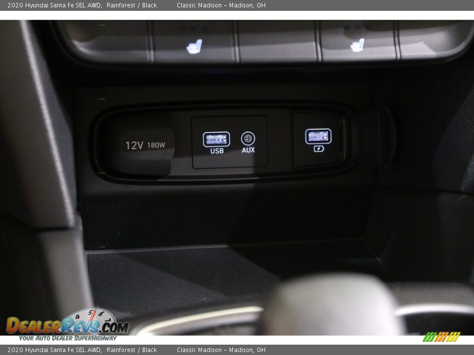 2020 Hyundai Santa Fe SEL AWD Rainforest / Black Photo #13