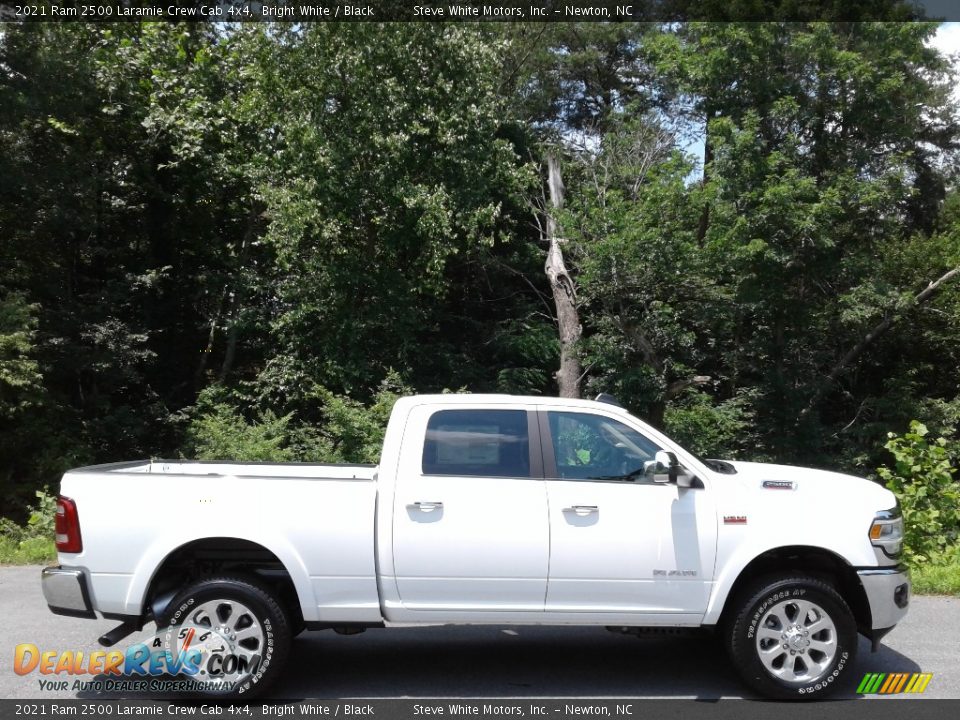 2021 Ram 2500 Laramie Crew Cab 4x4 Bright White / Black Photo #5