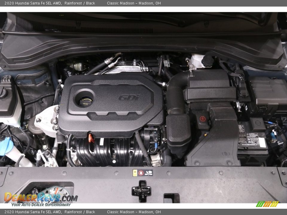 2020 Hyundai Santa Fe SEL AWD Rainforest / Black Photo #19