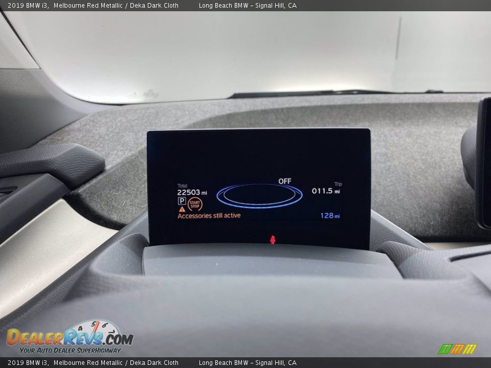 2019 BMW i3 Melbourne Red Metallic / Deka Dark Cloth Photo #21