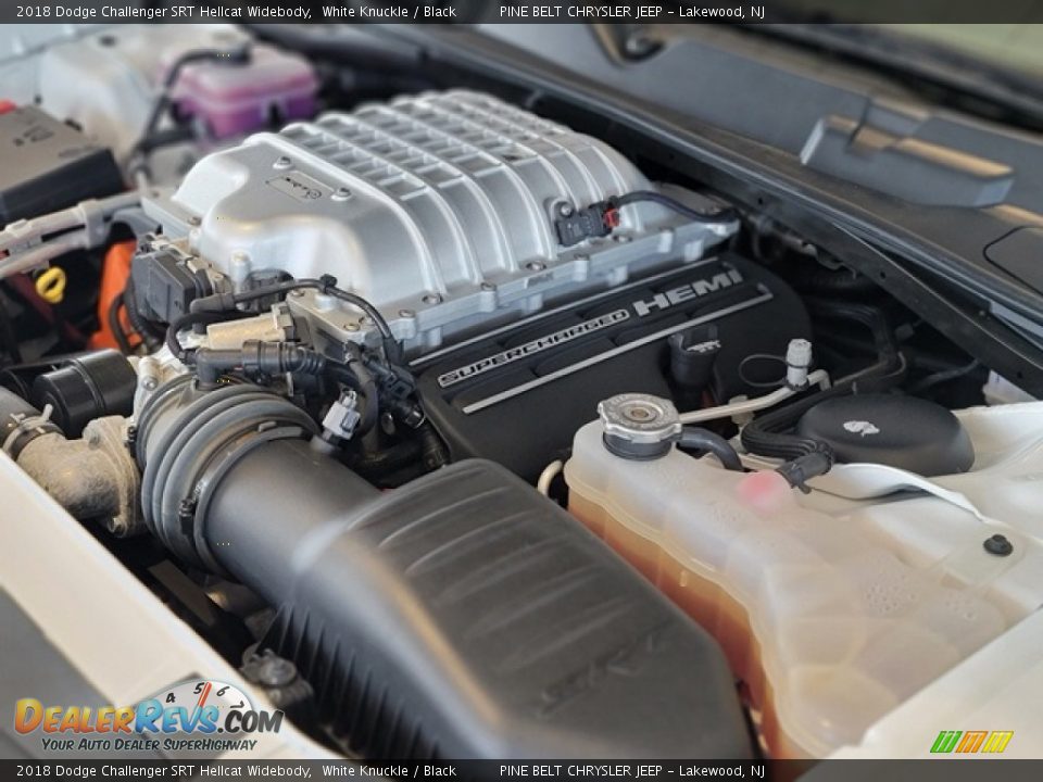 2018 Dodge Challenger SRT Hellcat Widebody 6.2 Liter Supercharged HEMI OHV 16-Valve VVT V8 Engine Photo #29