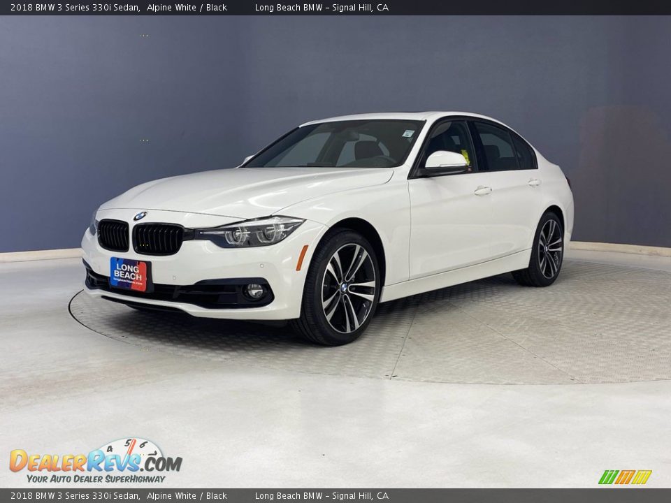 2018 BMW 3 Series 330i Sedan Alpine White / Black Photo #3