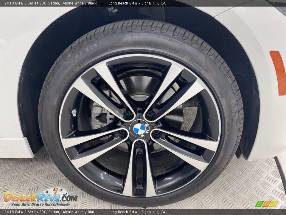 2018 BMW 3 Series 330i Sedan Alpine White / Black Photo #6