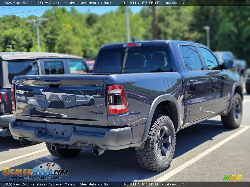 2020 Ram 1500 Rebel Crew Cab 4x4 Maximum Steel Metallic / Black Photo #3