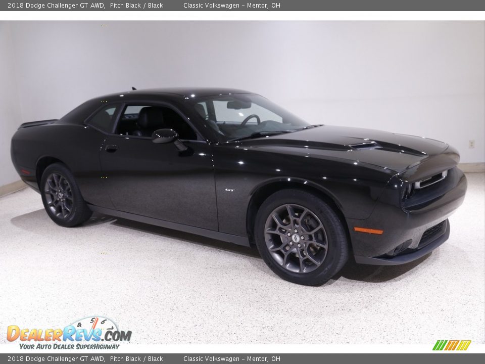 2018 Dodge Challenger GT AWD Pitch Black / Black Photo #1