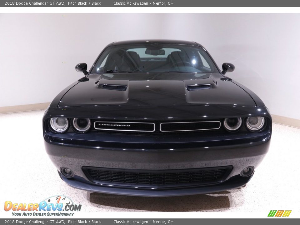 2018 Dodge Challenger GT AWD Pitch Black / Black Photo #2