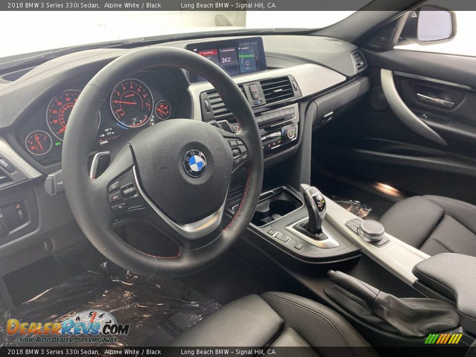 2018 BMW 3 Series 330i Sedan Alpine White / Black Photo #16