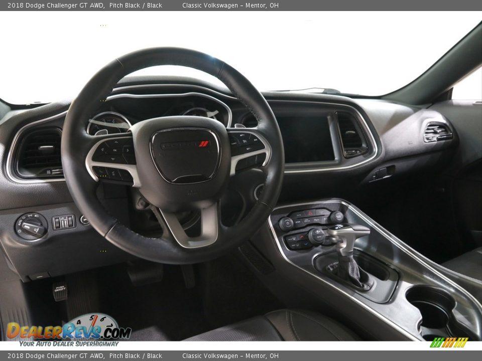 2018 Dodge Challenger GT AWD Pitch Black / Black Photo #6