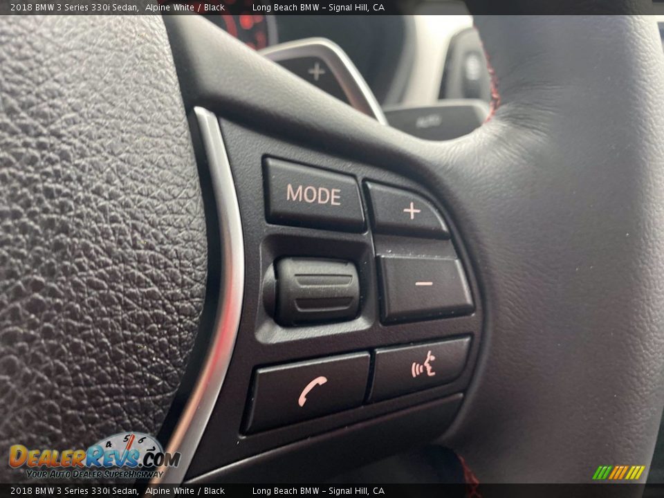 2018 BMW 3 Series 330i Sedan Alpine White / Black Photo #20