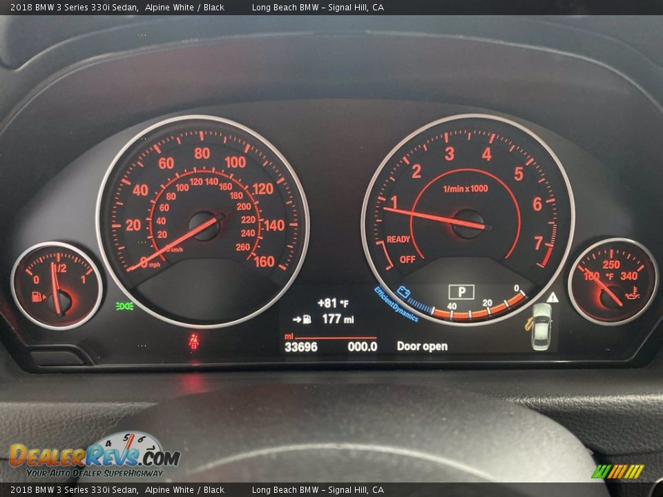 2018 BMW 3 Series 330i Sedan Alpine White / Black Photo #21