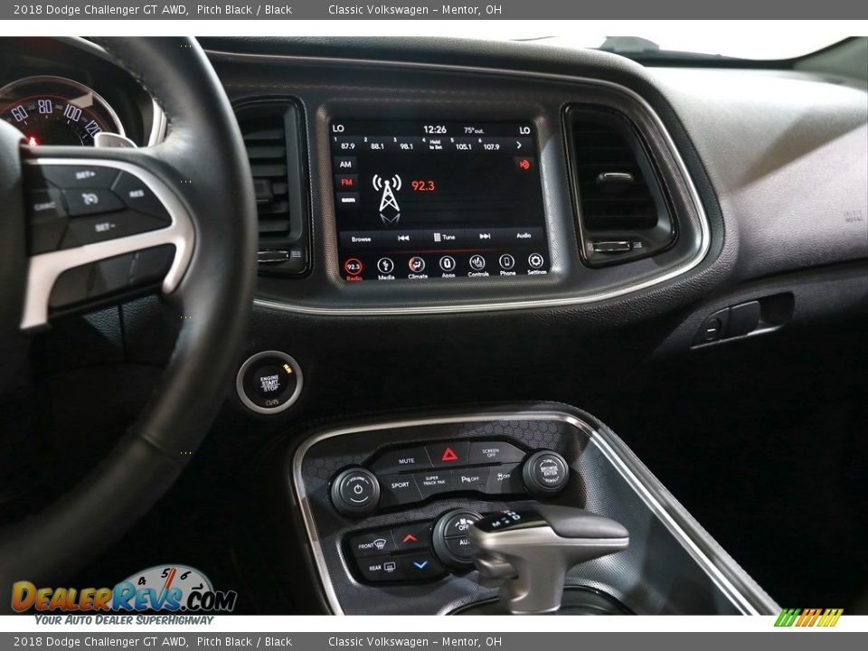 2018 Dodge Challenger GT AWD Pitch Black / Black Photo #9