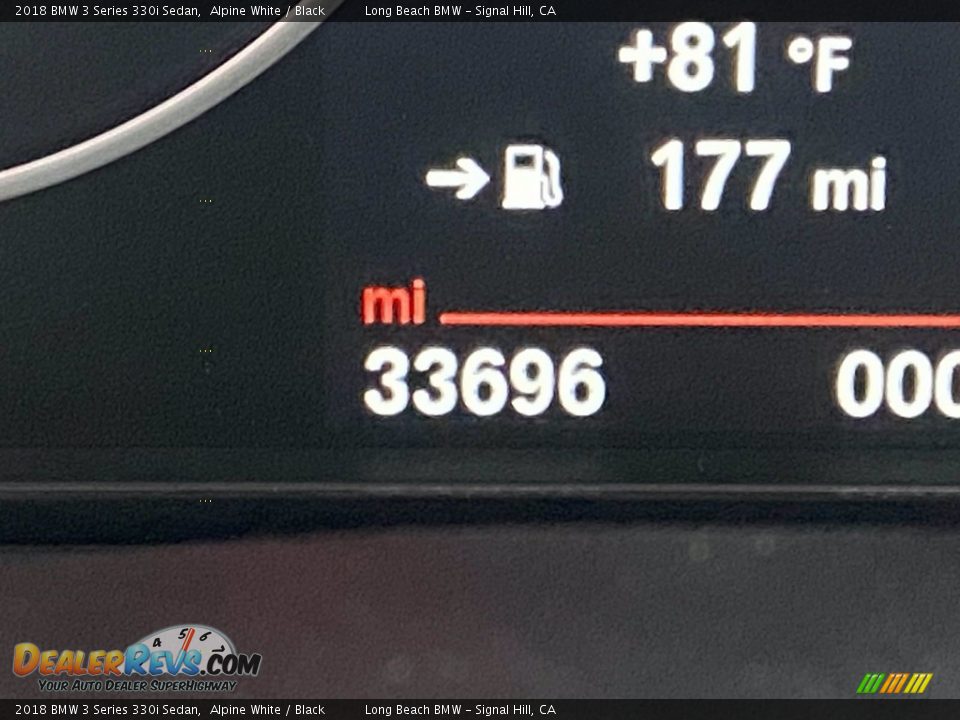 2018 BMW 3 Series 330i Sedan Alpine White / Black Photo #22