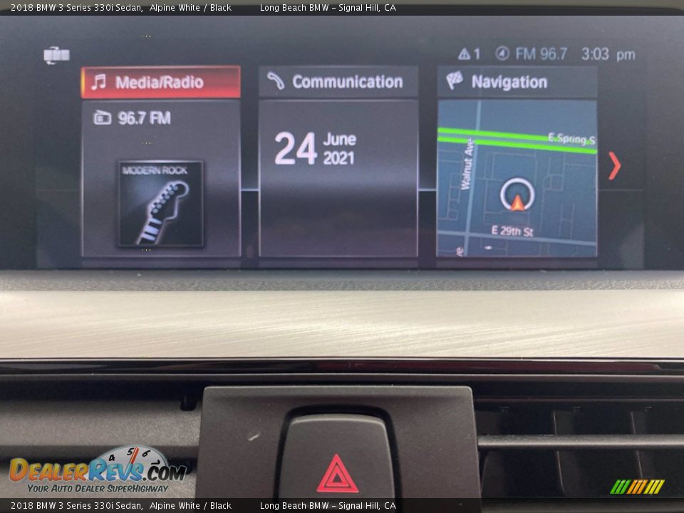 2018 BMW 3 Series 330i Sedan Alpine White / Black Photo #23
