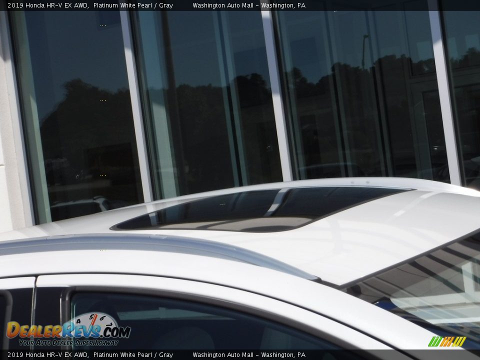 2019 Honda HR-V EX AWD Platinum White Pearl / Gray Photo #4