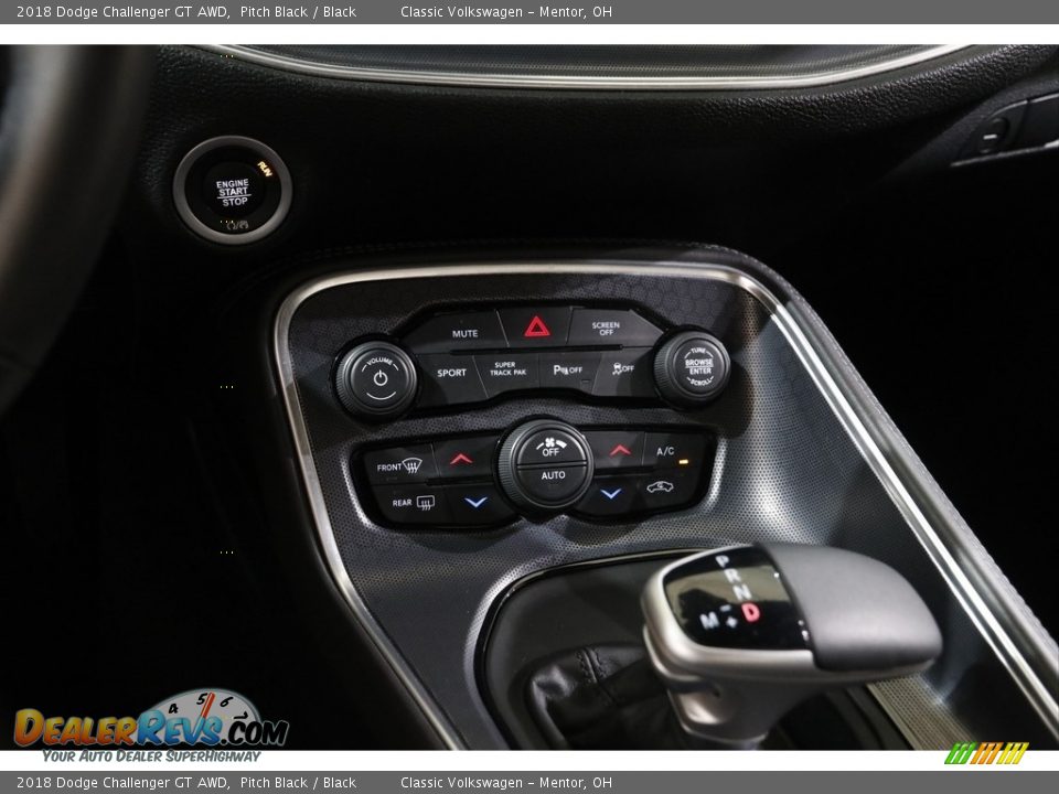 2018 Dodge Challenger GT AWD Pitch Black / Black Photo #15